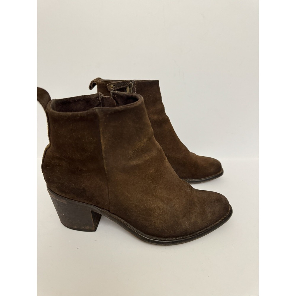 Diesel ankle boots leather brown suede sz US 7.5 EUR 38 - Picture 2 of 10